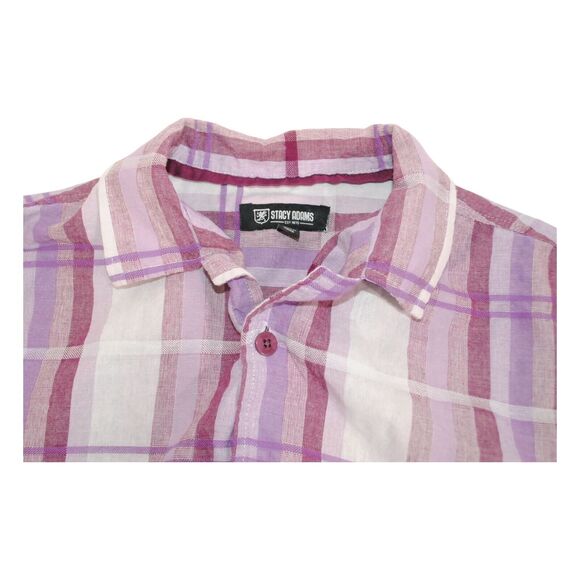 Stacy Adams  Collard Button Down Shirt Size L - Picture 3 of 7